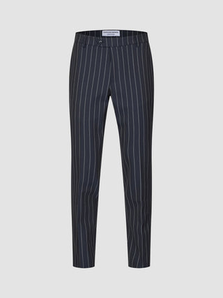 Essential Suit Pants Regular Navy Stripes