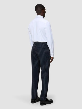 Essential Suit Pants Regular Navy Stripes
