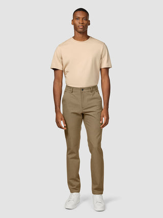 Essential Pants Slim Vintage Brown Melange