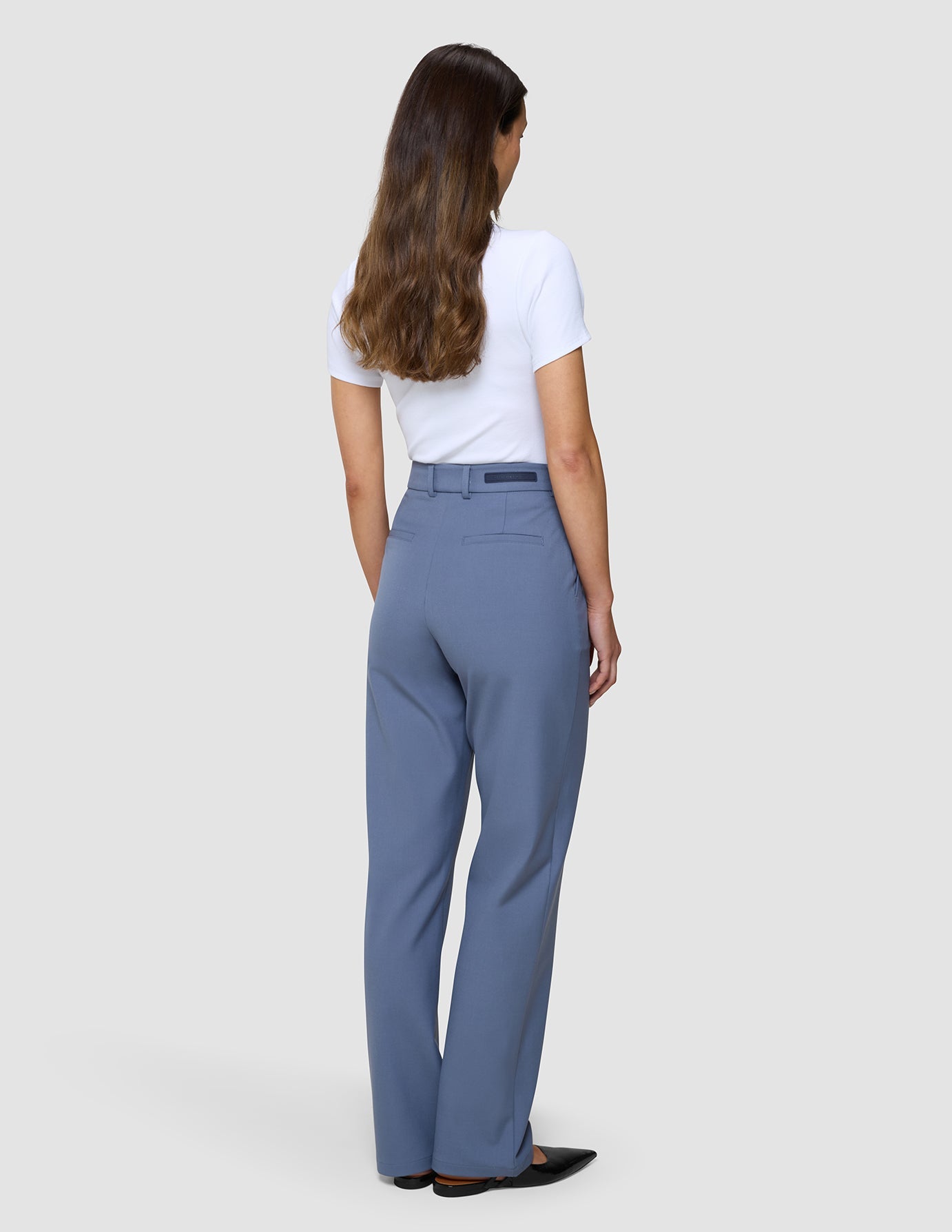 Women's Essential Pants Straight Frost Blue