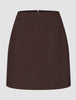 Essential Set Espresso Blazer Short Skirt