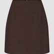 Essential Set Espresso Blazer Short Skirt