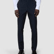Essential Suit Pants Slim Navy Stripes