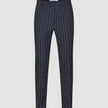 Essential Suit Pants Slim Navy Stripes
