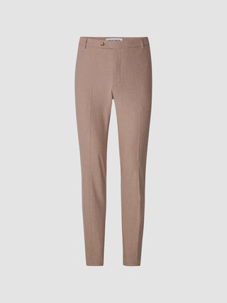 Essential Suit Pants Slim Dusty Lilac Melange