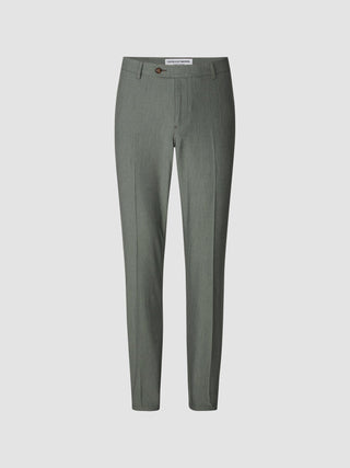 Essential Suit Pants Slim Green Melange