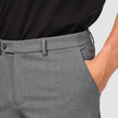 Essential Suit Pants Relaxed Fit Dark Grey Melange