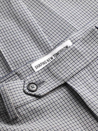 Essential Suit Pants Regular Duo Check Blue