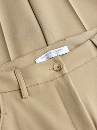 Essential Pants Straight Caramel