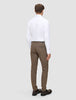 Essential Suit Pants Slim Saddle Brown Melange