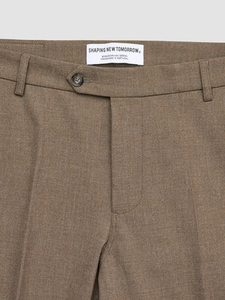 Essential Suit Saddle Brown Melange