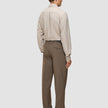 Essential Suit Pants Relaxed Fit Saddle Brown Melange