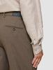 Essential Suit Pants Relaxed Fit Saddle Brown Melange