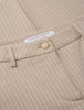 Essential Suit Island Sand Pinstripe Fitted Blazer & Straight Pants