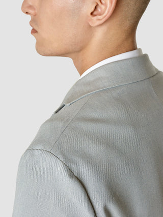 Essential Easy Blazer Regular Teal Blue