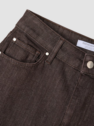 Women's Evelin Jeans Straight Chocolate