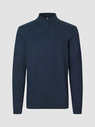Everyday Knit Half Zip Navy