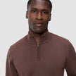 Everyday Knit Half Zip Espresso