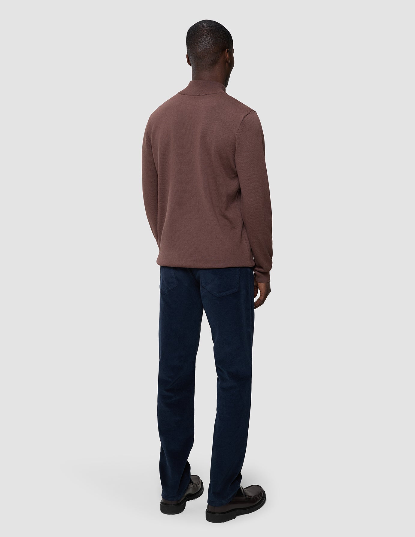 Everyday Knit Half Zip Espresso