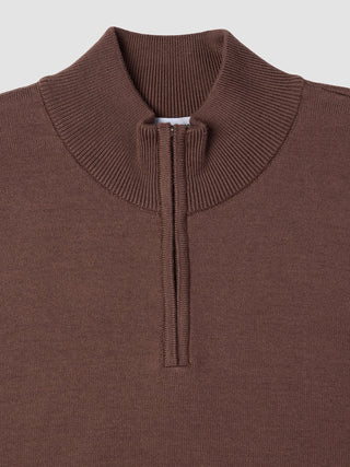 Everyday Knit Half Zip Espresso