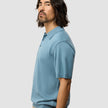 Everyday Knit Short Sleeve Polo Blue Mirage