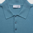 Everyday Knit Short Sleeve Polo Blue Mirage
