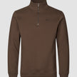 Everyday Half Zip Saddle Brown