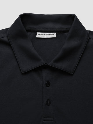 Evolve Pique Polo Black