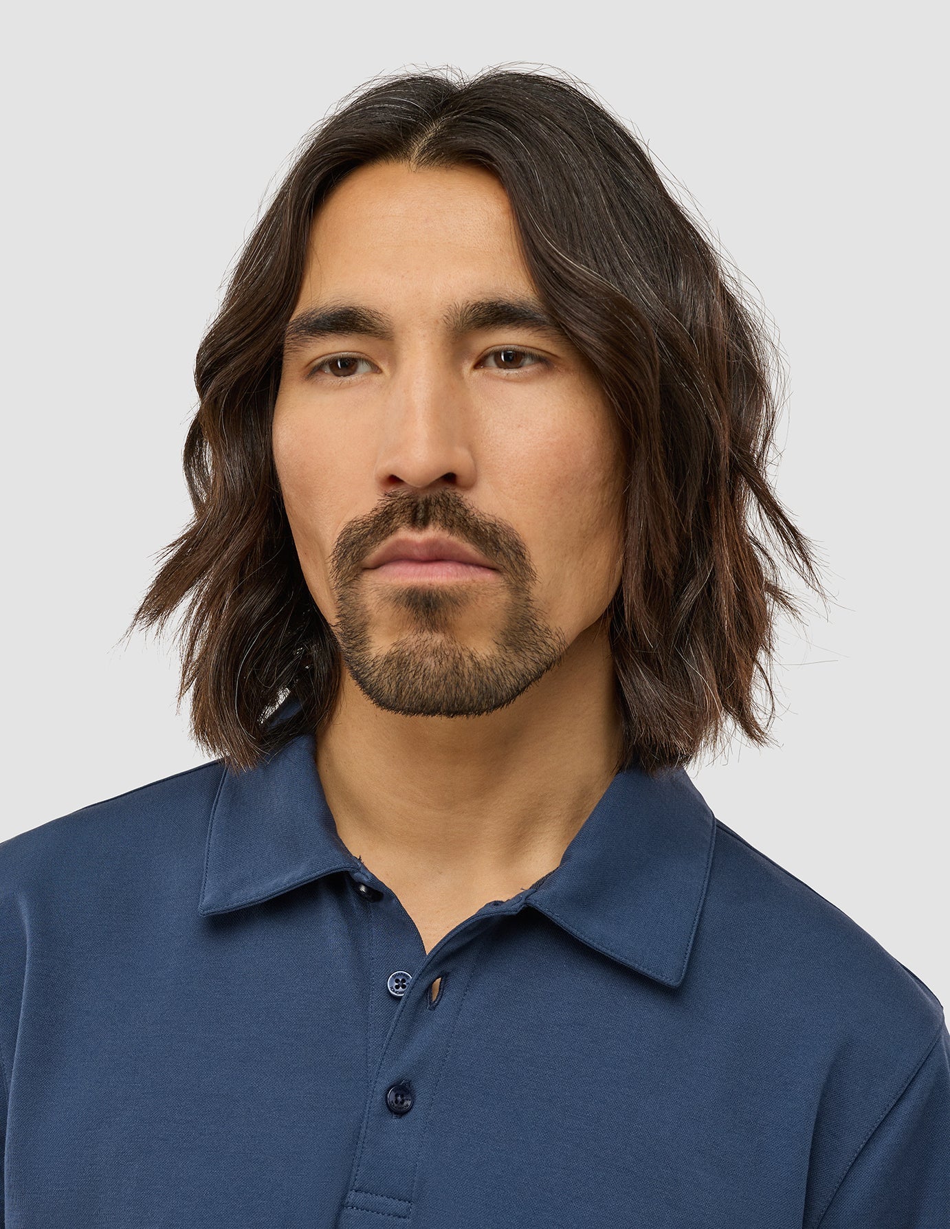 Evolve Pique Polo Navy