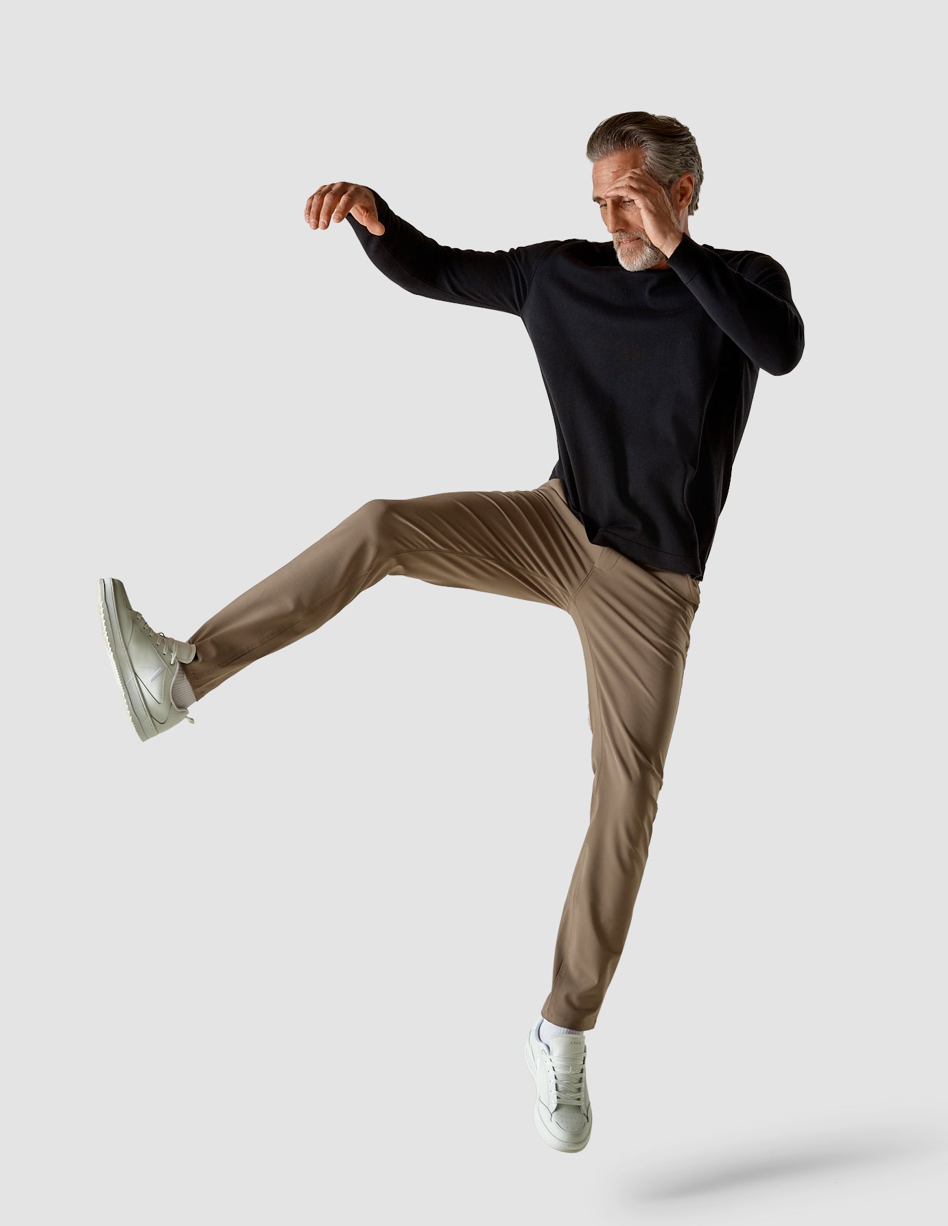 Fine Knit Crewneck Black