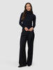 Fine Knit Turtleneck Black