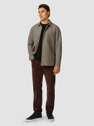 Heavy Edition Transitional Overshirt Khaki Melange