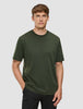 Heavy Box Fit T-shirt Green Night