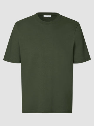Heavy Box Fit T-shirt Green Night