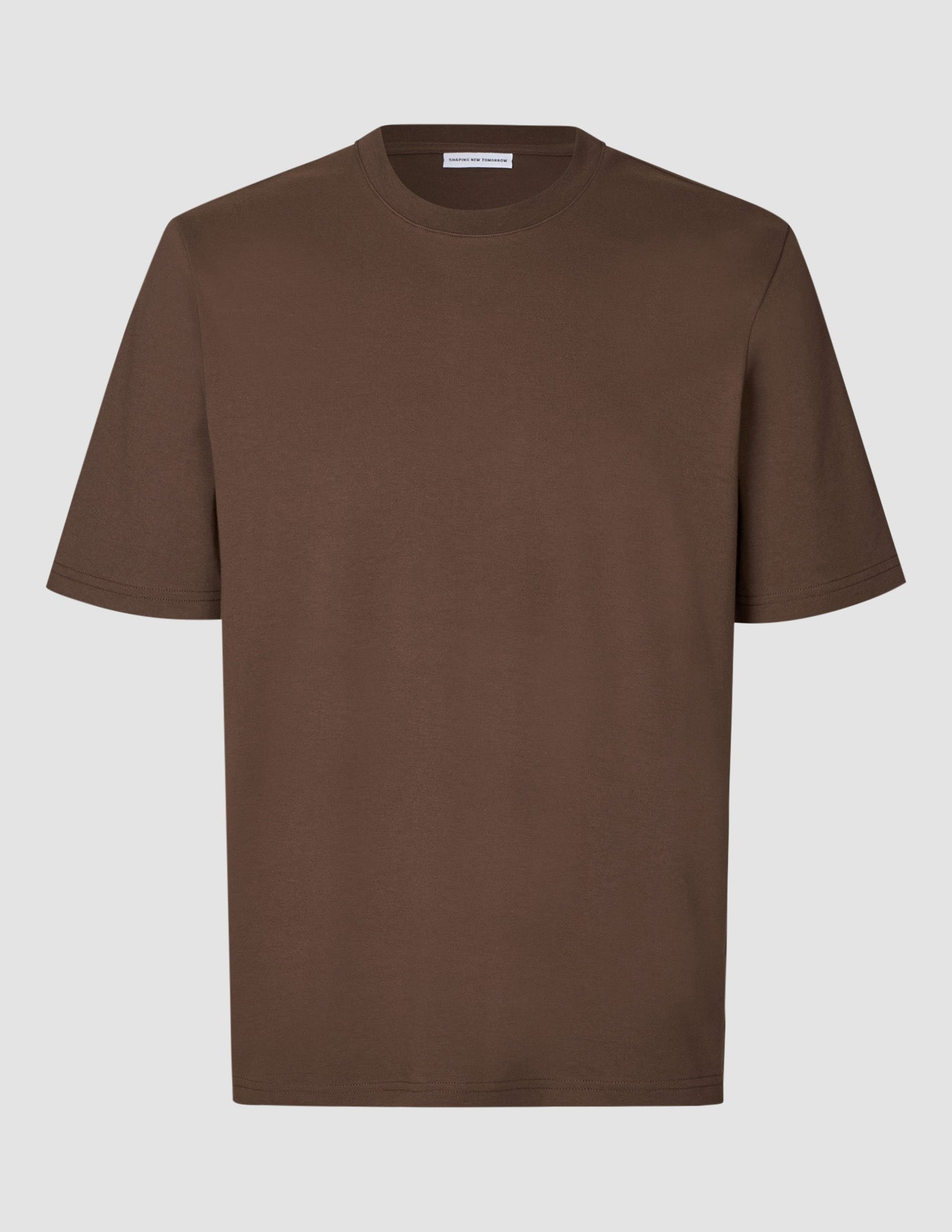 Heavy Box Fit T-shirt Saddle Brown