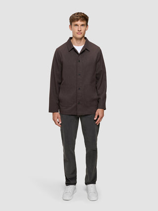 Heritage Overshirt Ash Brown