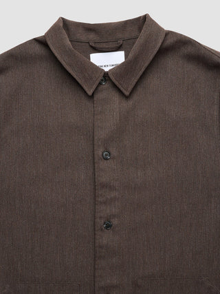 Heritage Overshirt Ash Brown