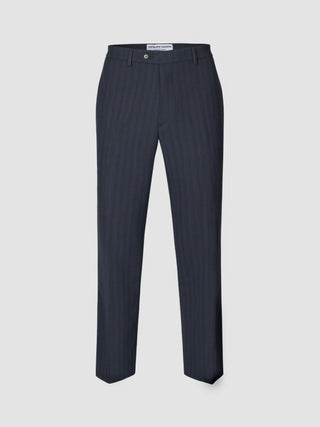 Heritage Pants Relaxed Fit Dark Navy Pinstripe