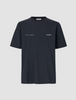 Supima T-shirt Box Fit Dark Navy Anders Hofman