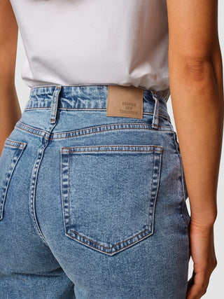 Jeans Straight Snow Blue Wash