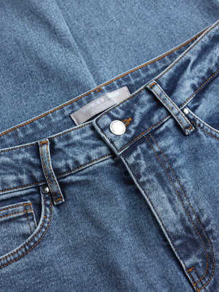 Jeans Straight Snow Blue Wash