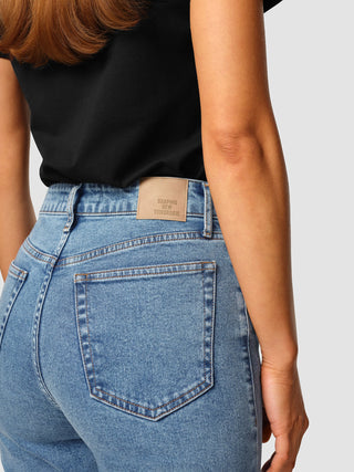 Jeans Tapered Snow Blue Wash