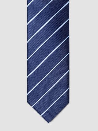 Tie Structure Navy lines