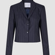 Women Raina Short Blazer Night Sky Pinstripe