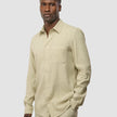 Refined Linen Long Sleeve Shirt Soft Sand