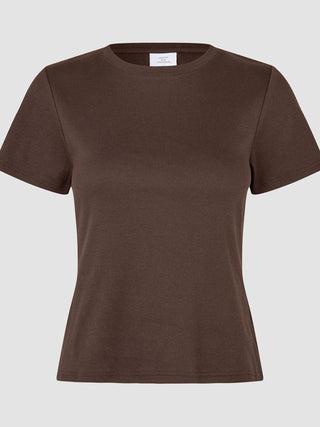 Women's Rib T-Shirt Espresso