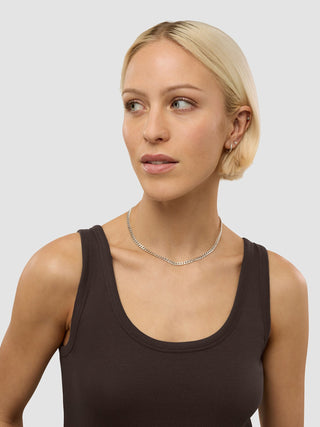 Women's Rib Tank Top Espresso