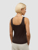Women's Rib Tank Top Espresso