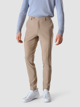 Essential Suit Pants Slim Sand Grain