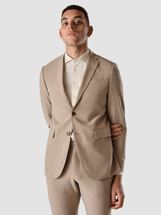 Essential Blazer Regular Sand Grain